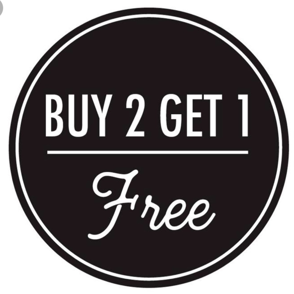 BUY 2 GET 1 FREE